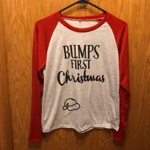 Bumps first Christmas Maternity Shirt